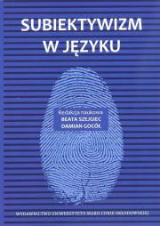 Okładka książki Subiektywizm w języku