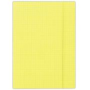 Opakowanie Teczka z gumką A4 w kratę żółta 25 sztuk