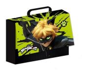 Okładka książki Teczka z rączką - Walizeczka - Czarny Kot Miraculum