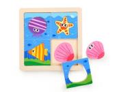 Opakowanie Układanka drewniana kształty Ocean