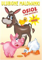 Okładka książki Ulubione malowanki Osioł i inne zwierzęta