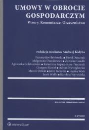 Okładka książki Umowy w obrocie gospodarczym
