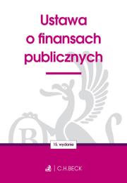 Okładka książki Ustawa o finansach publicznych