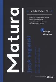 Vademecum matura Język angielski 2018. Autor: Dorota Ciężkowska-Gajda, Daniela MacIsaac. Dadada.pl Okładka książki Vademecum matura Język angielski 2018