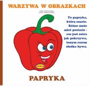 Warzywa w obrazkach. Autor: Kaliska Zofia. Dadada.pl Okładka książki Warzywa w obrazkach