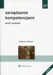 Zarządzanie kompetencjami. Autor: red. Tadeusz Oleksyn. Dadada.pl Okładka książki Zarządzanie kompetencjami