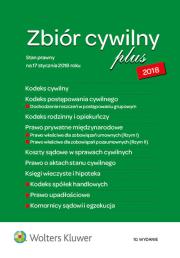 Okładka książki Zbiór cywilny PLUS 2018
