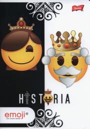 Opakowanie Zeszyt A5 w kratkę 60 kartek Emoji Historia 10 sztuk