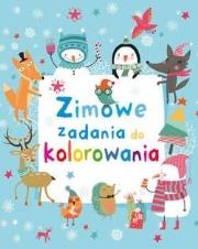 Okładka książki Zimowe zadania do kolorowania