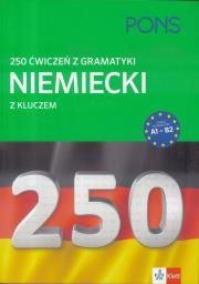 Okładka książki 250 ćwiczeń z niemieckiego. Gramatyka PONS w.2