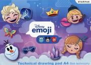 Opakowanie Blok techniczny A4 Kraina Lodu 10 kartek 20 sztuk