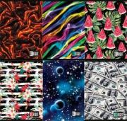 Opakowanie Brulion B5 w kratkę 160 kartek 5 sztuk mix