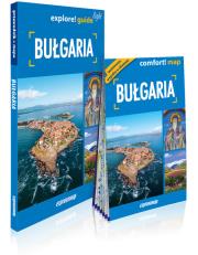 Bułgaria 2w1: przewodnik light + mapa. Autor: Flaczyńska Malwina, Flaczyński Artur. Dadada.pl Okładka książki Bułgaria 2w1: przewodnik light + mapa