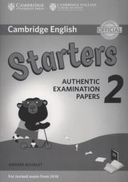 Opakowanie Cambridge English Starters 2 Answer booklet