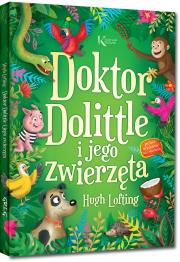 Doktor Dolittle i jego zwierzęta kolor TW GREG. Autor: Hugh Loftinga. Dadada.pl Okładka książki Doktor Dolittle i jego zwierzęta kolor TW GREG