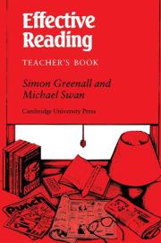 Effective Reading Teacher's Book. Autor: Simon Greenall, Swanwick Michael. Dadada.pl Okładka książki Effective Reading Teacher's Book