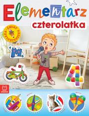 Elementarz 4-latka. Świat przedszkolaka. Autor: Opracowanie zbiorowe. Dadada.pl Okładka książki Elementarz 4-latka. Świat przedszkolaka