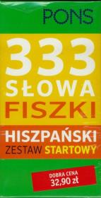 Fiszki na ostro. 333 słowa hiszpańskie. Autor: Opracowanie zbiorowe. Dadada.pl Okładka książki Fiszki na ostro. 333 słowa hiszpańskie