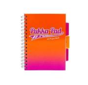 Opakowanie Kołozeszyt Pukka Pad Project Book Fusion a5 200k kratka pomarańczowy 8414-fus