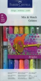 Opakowanie Kredki akwarelowe Gelatos 12 sztuk + akcesoria
