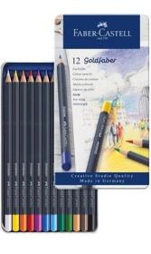 Opakowanie Kredki Goldfaber 12 kol. opak. metal FABER CASTELL