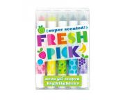 Opakowanie Kredki Soczyste Owoce. Pachnące Neonowe Kredki Żelowe.