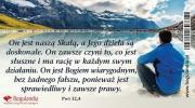 Magnes na lodówkę On jest naszą Skałą, a Jego... Wydawca: Bogulandia. Dadada.pl Opakowanie Magnes na lodówkę On jest naszą Skałą, a Jego..