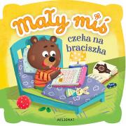 Mały miś czeka na braciszka. Autor: Opracowanie zbiorowe. Dadada.pl Okładka książki Mały miś czeka na braciszka