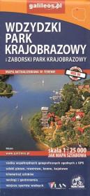 Mapa sztabowa -Zaborski i Wydzki Park Krajobrazowy. Autor: Opracowanie zbiorowe. Dadada.pl Okładka książki Mapa sztabowa -Zaborski i Wydzki Park Krajobrazowy