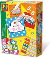 Opakowanie Mazaki ze stempelkami i obrazki do dekoracji