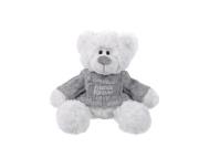 Opakowanie Miś Gaston biały w sweterku 20 cm