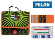 Opakowanie Multipiórnik MILAN z 2 piórnikami SUPER HEROES czarny