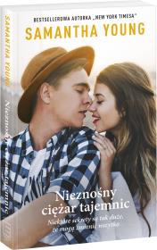 Nieznośny ciężar tajemnic. Autor: Samantha Young. Dadada.pl Okładka książki Nieznośny ciężar tajemnic