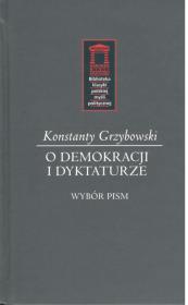Okładka książki O demokracji i dyktaturze