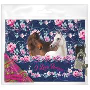 Okładka książki Pamiętnik z zamknięciem Konie