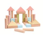 Opakowanie Pastelowe klocki drewniane 40 szt.