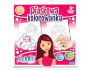 Piaskowa kolorowanka NATALIA. Wydawca: Artyk. Dadada.pl Opakowanie Piaskowa kolorowanka NATALIA