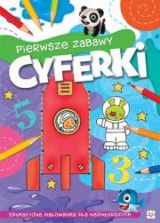 Pierwsze zabawy. Cyferki.. Autor: Opracowanie zbiorowe. Dadada.pl Okładka książki Pierwsze zabawy. Cyferki.