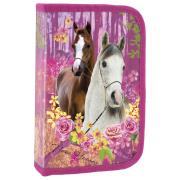 Okładka książki Piórnik jednokomorowy Konie 15