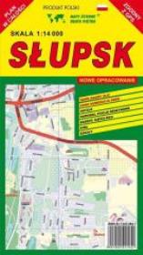 Plan miasta Słupsk. Wydawca: WYDAWNICTWO KARTOGRAFICZNE PIĘTKA. Dadada.pl Opakowanie Plan miasta Słupsk