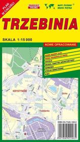 Plan miasta Trzebnia. Wydawca: WYDAWNICTWO KARTOGRAFICZNE PIĘTKA. Dadada.pl Opakowanie Plan miasta Trzebnia