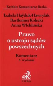 Okładka książki Prawo o ustroju sądów powszechnych Komentarz