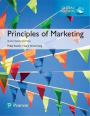 Principles of Marketing, Global Edition. Autor: Philip Kotler. Dadada.pl Okładka książki Principles of Marketing, Global Edition