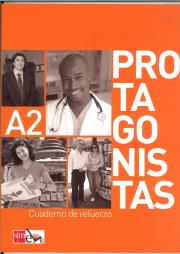 Protagonistas A2 Ćwiczenia. Autor: Campos Cristina. Dadada.pl Okładka książki Protagonistas A2 Ćwiczenia