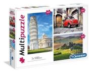 Puzzle 3x1000 Italy. Autor: .. Dadada.pl Okładka książki Puzzle 3x1000 Italy
