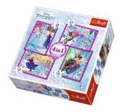 Opakowanie Puzzle 4w1 Zimowe szaleństwo TREFL