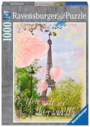 Puzzle Balony pod Wieżą Eiffla 1000. Wydawca: Ravensburger. Dadada.pl Opakowanie Puzzle Balony pod Wieżą Eiffla 1000