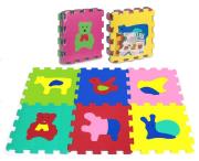 Opakowanie Puzzle piankowe 6 elementów Zwierzęta