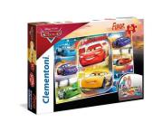 Okładka książki Puzzle podłogowe SuperColor Auta 40