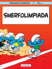 Smerfolimpiada, tom 11. Autor: Peyo. Dadada.pl Okładka książki Smerfolimpiada, tom 11